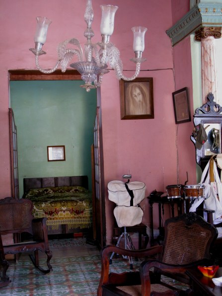 Bedroom off shop of Trinidad de Cuba