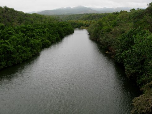 Coastal river Bay of Pigs Cuba