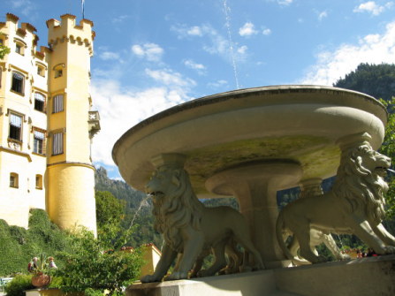 Lion Fountain of Hohenschwangau Bavaria 